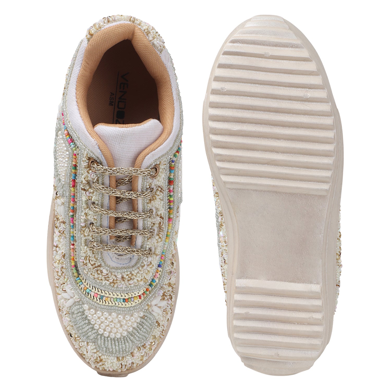 Beaded Bliss Party Sneakers