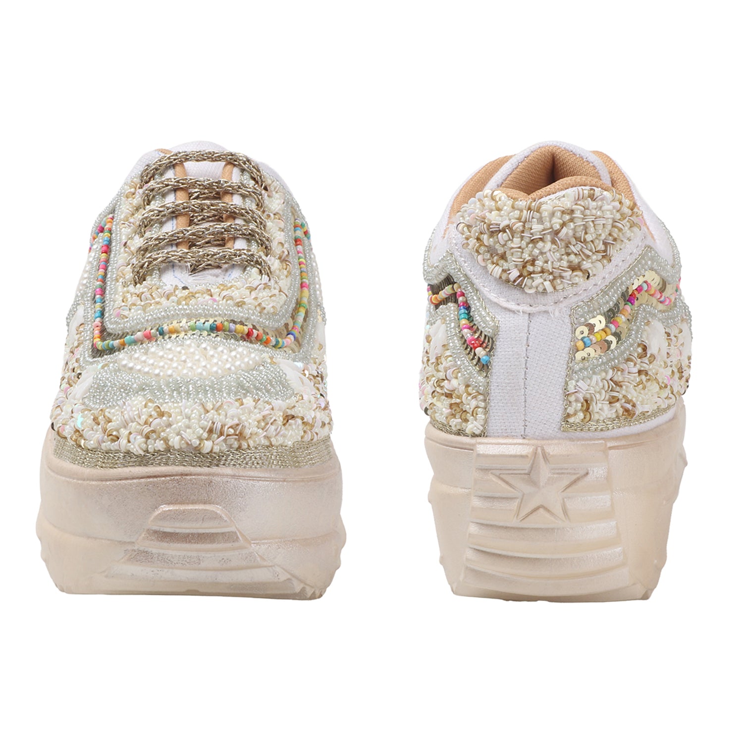 Beaded Bliss Party Sneakers
