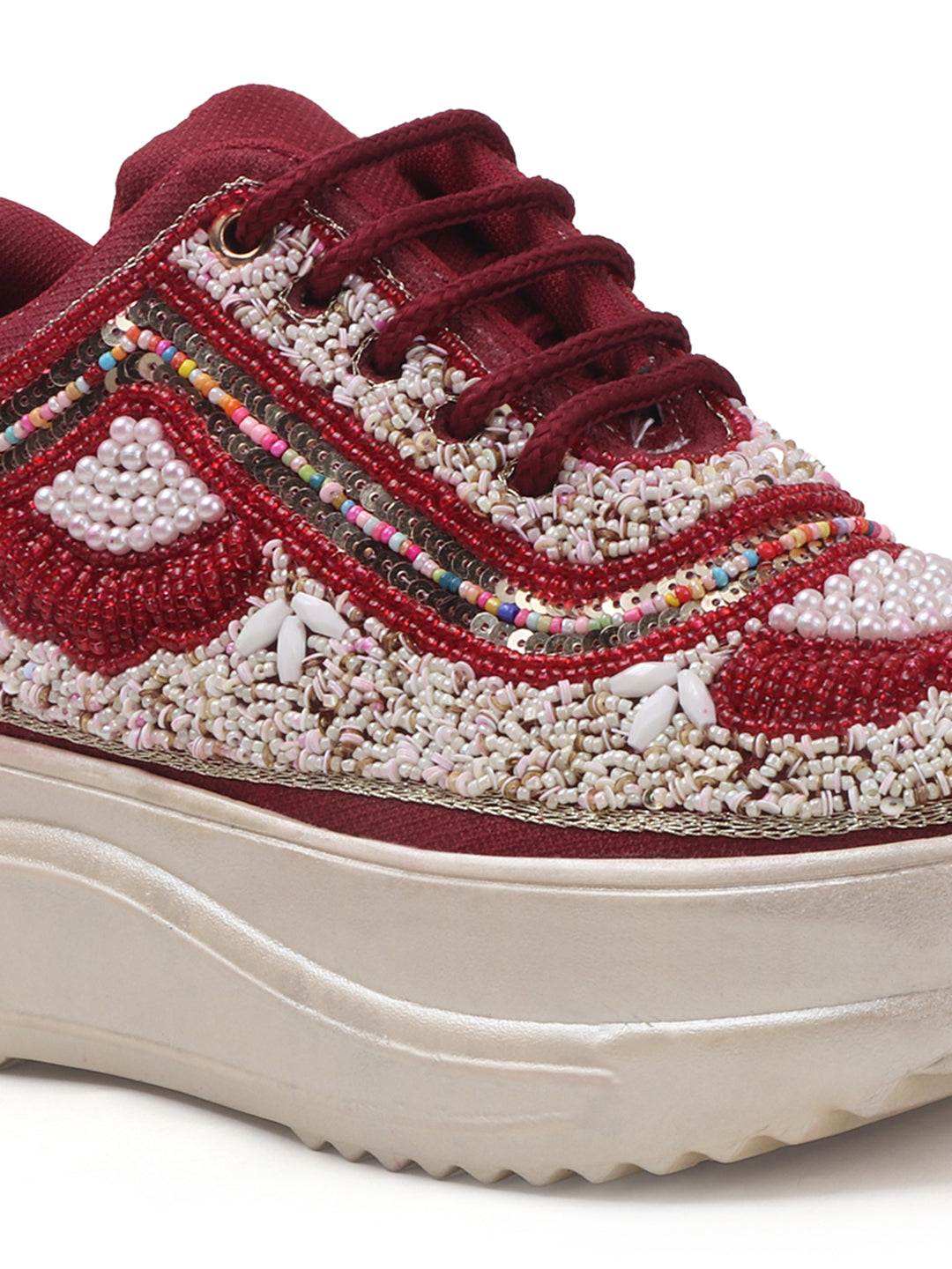 Beaded Bliss Party Sneakers