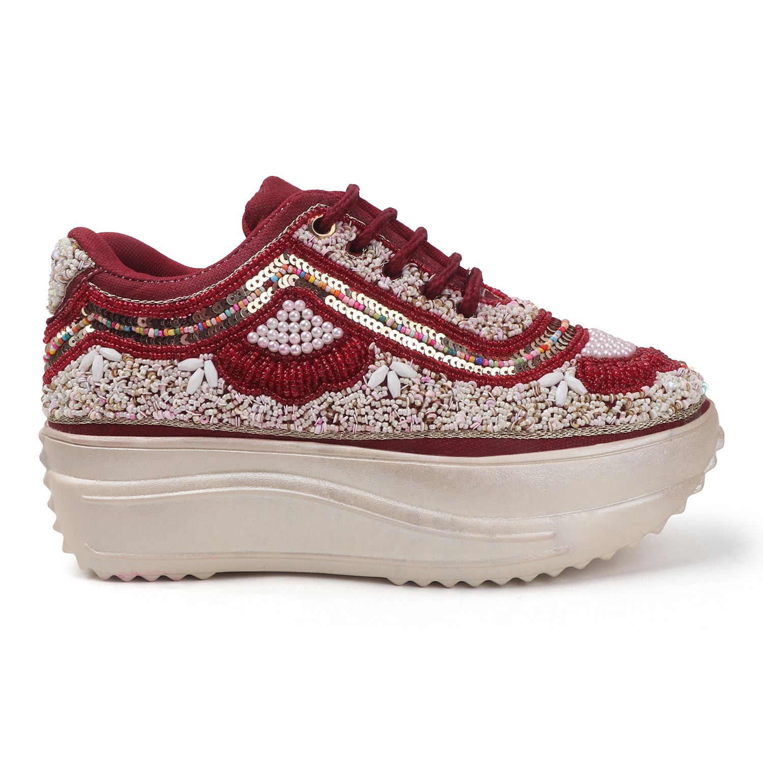 Beaded Bliss Party Sneakers