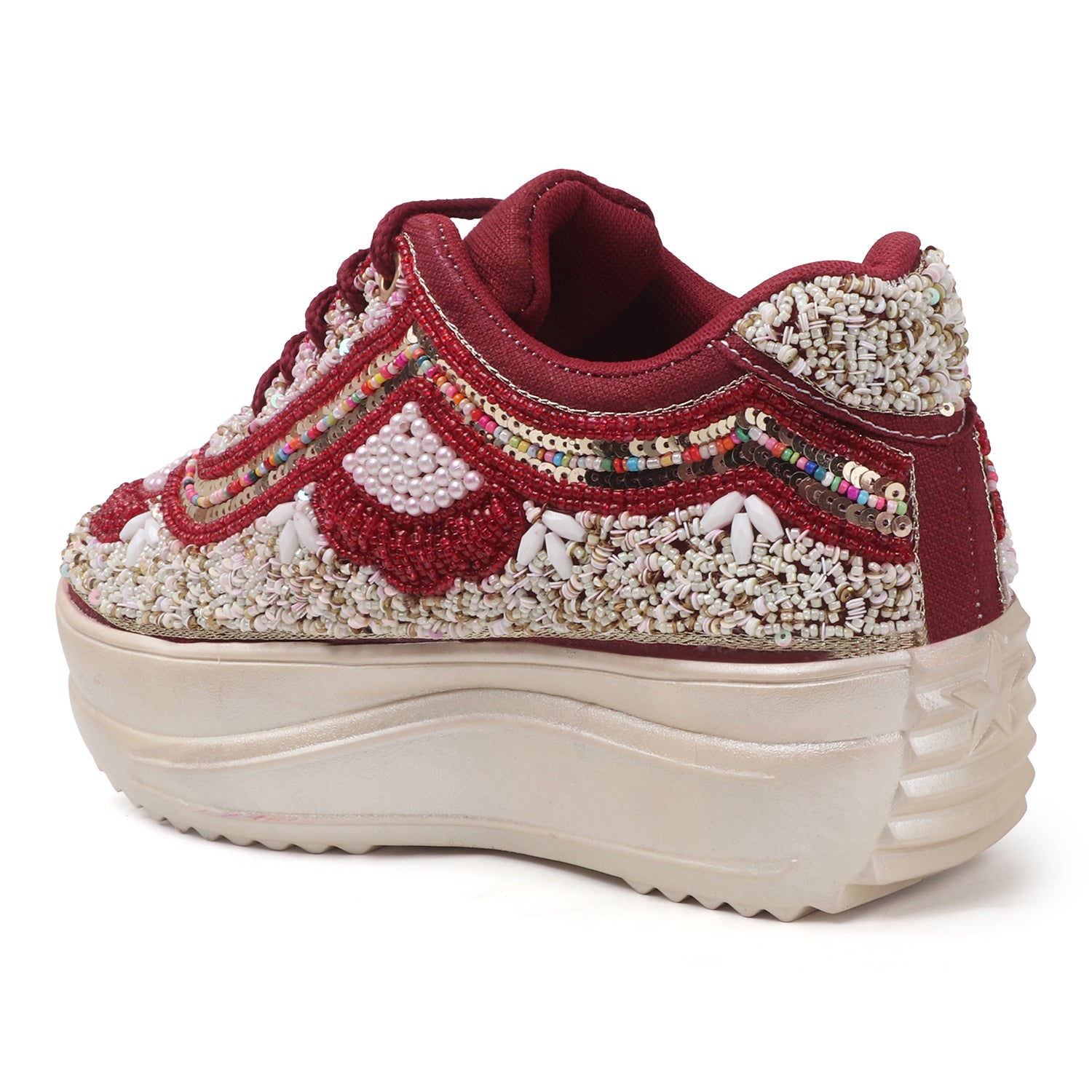 Beaded Bliss Party Sneakers