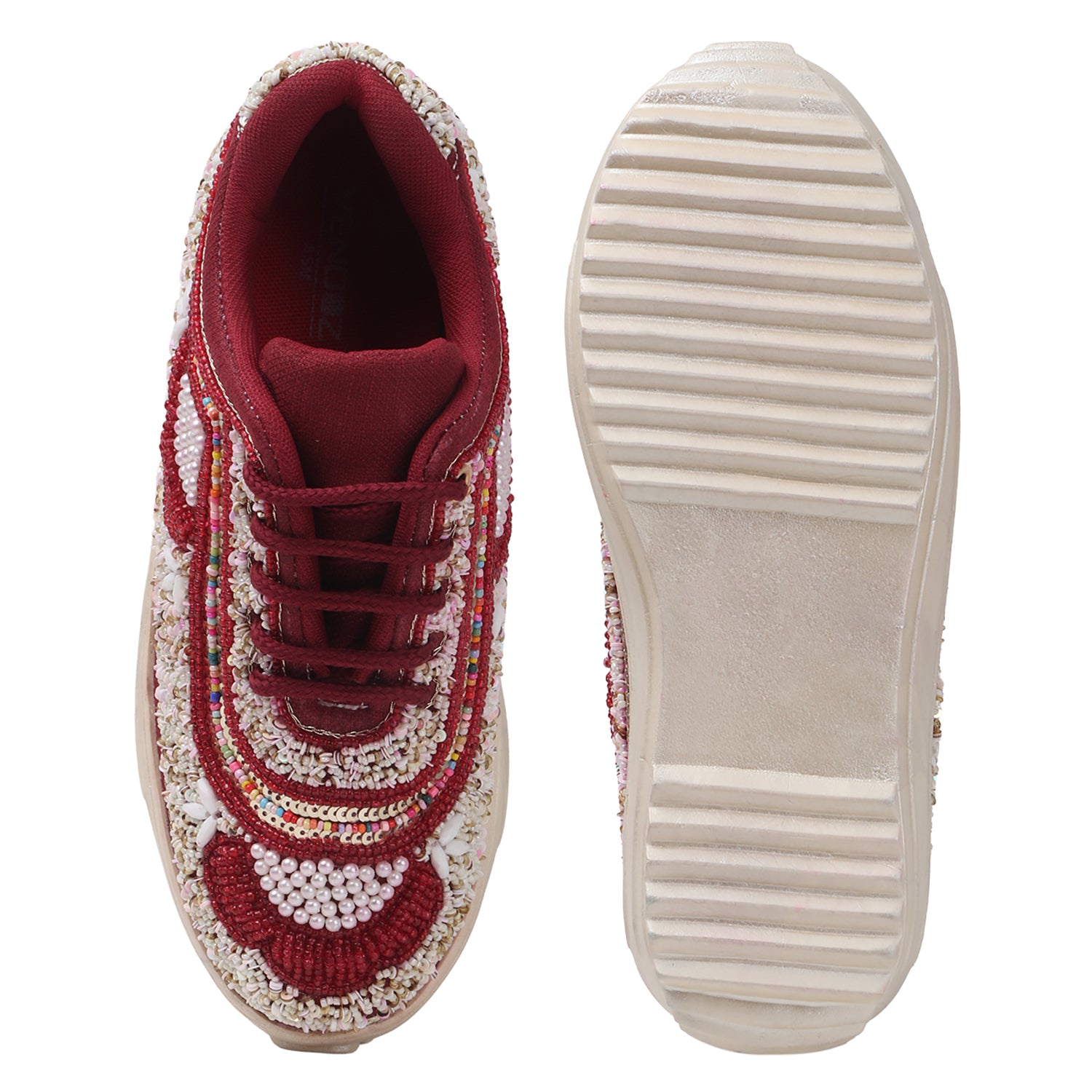 Beaded Bliss Party Sneakers