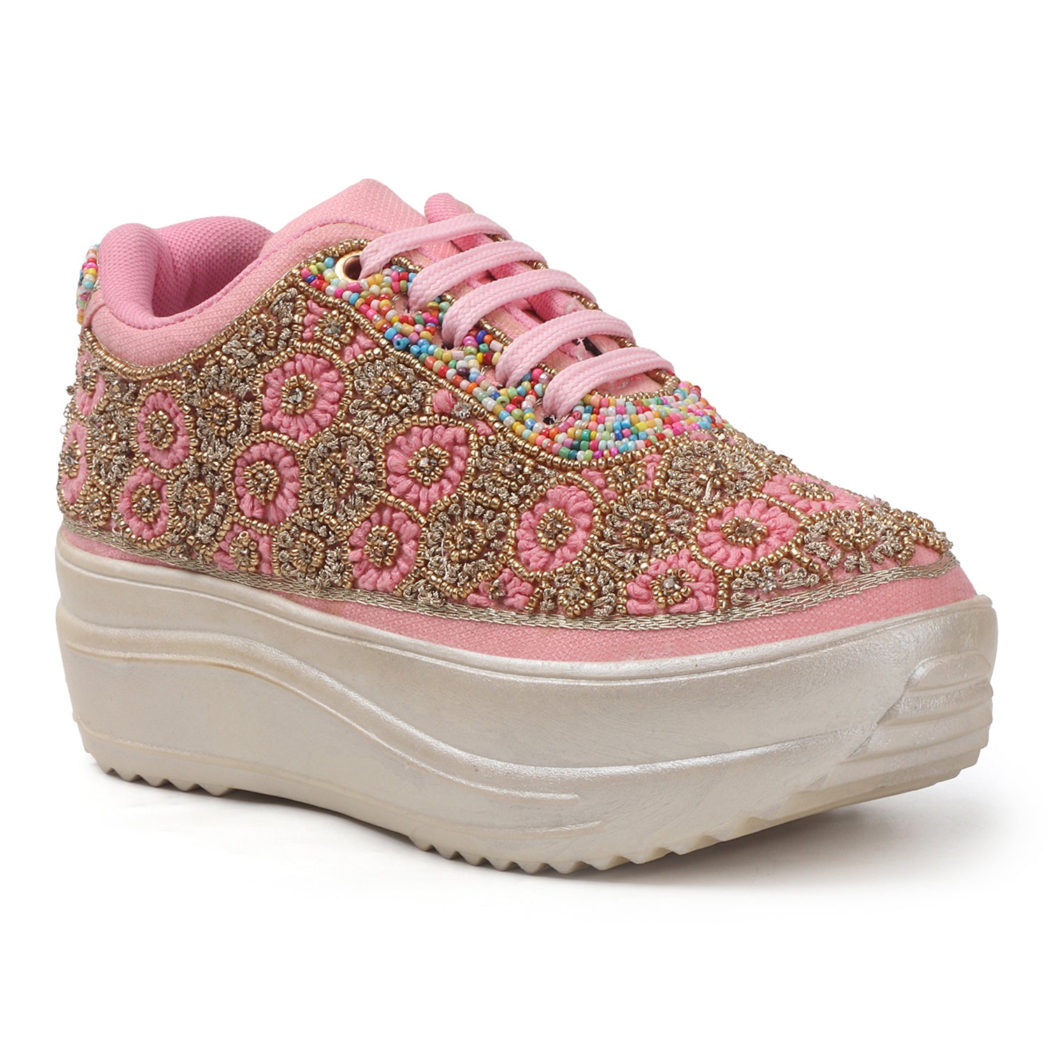 Floral Fusion Wedding and Mehandi Sneakers