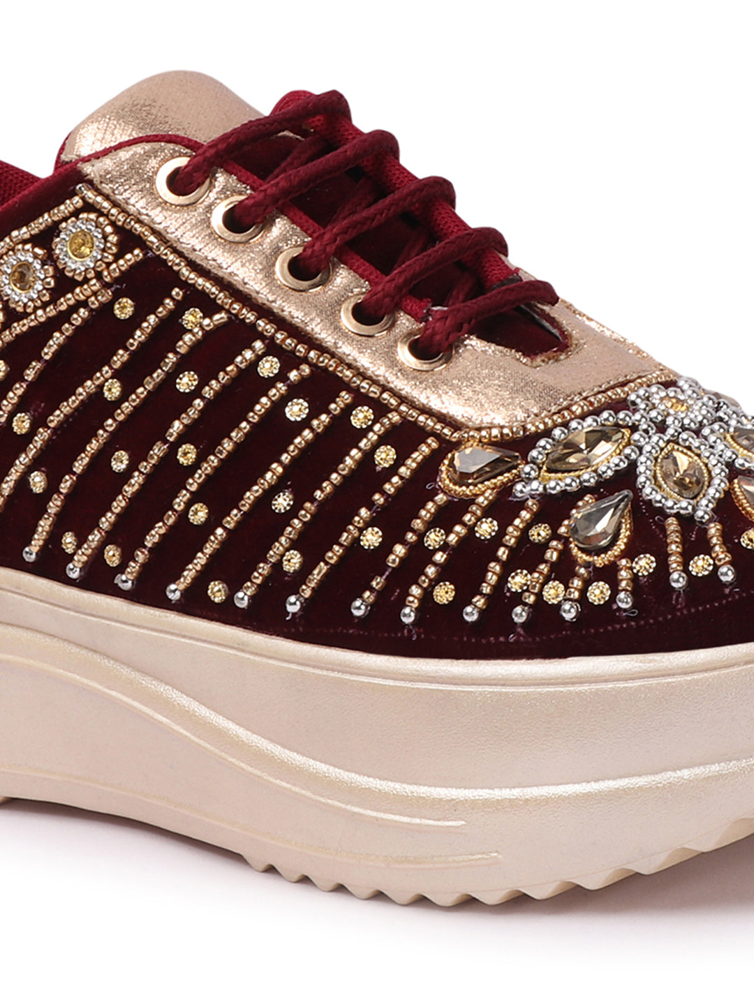 EMBROIDERY WEDDING AND PARTY SNEAKERS-CNV4031
