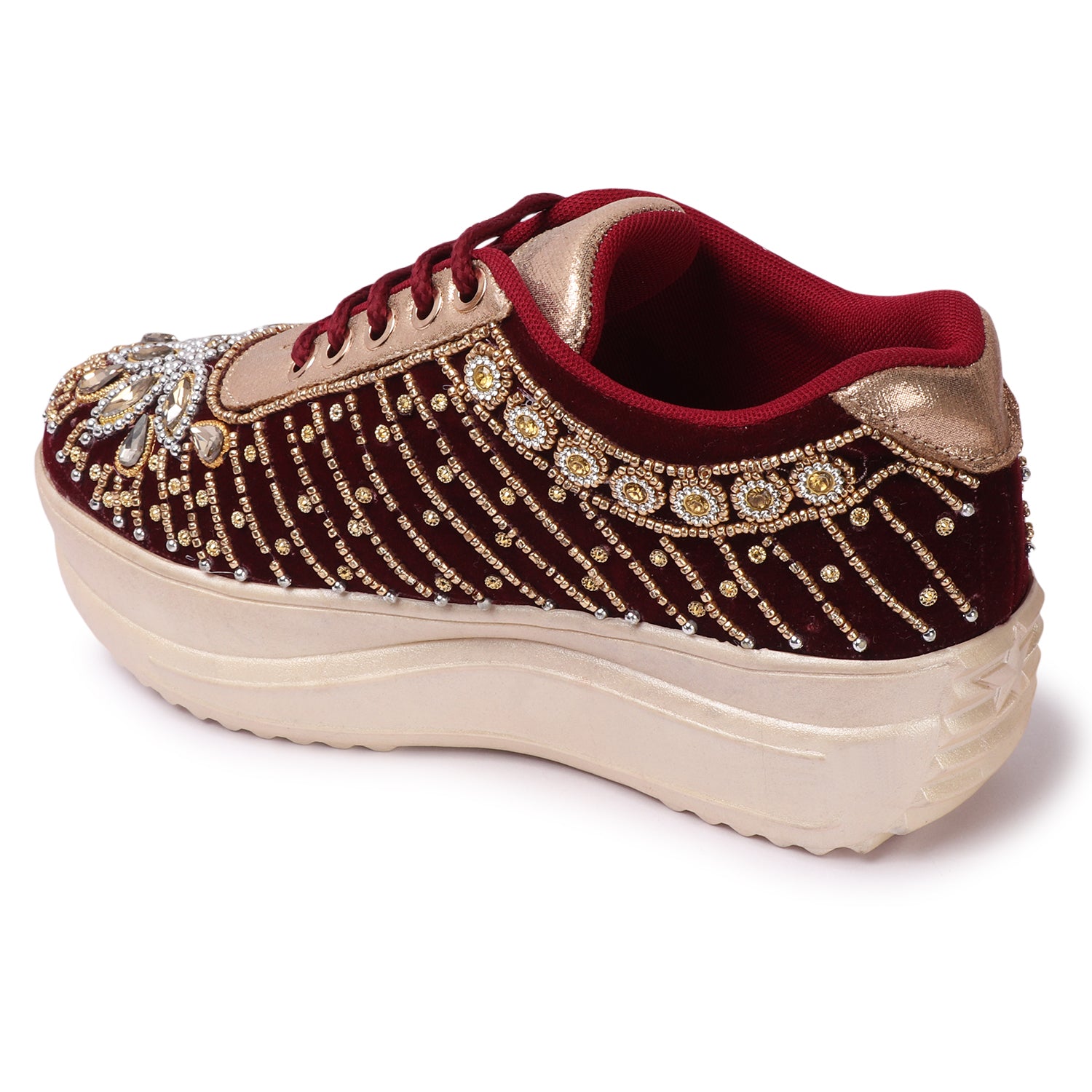 EMBROIDERY WEDDING AND PARTY SNEAKERS-CNV4031