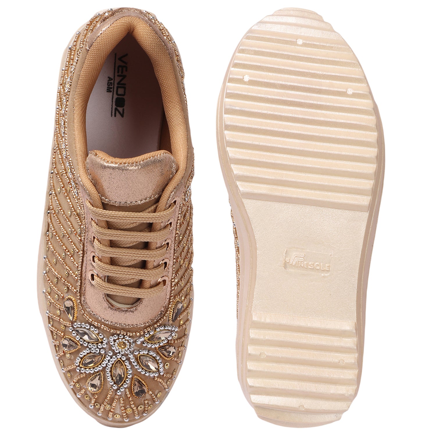 EMBROIDERY WEDDING AND PARTY SNEAKERS-CNV4031