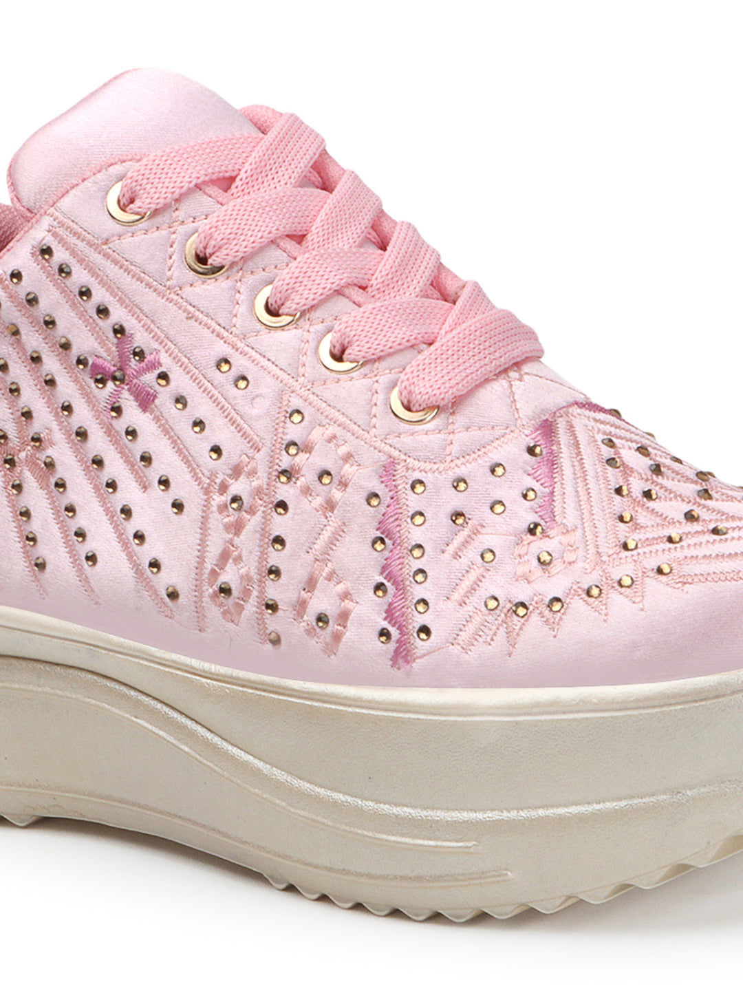 Embroidery Wedding Party Sneakers-CNV4025