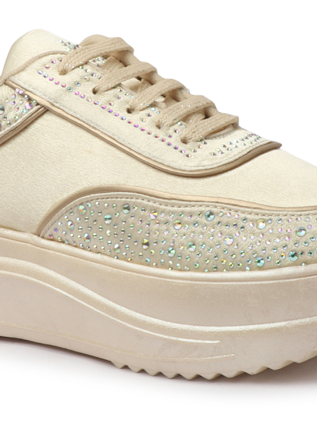 WOMEN GOLDEN SNEAKERS- CNV4041