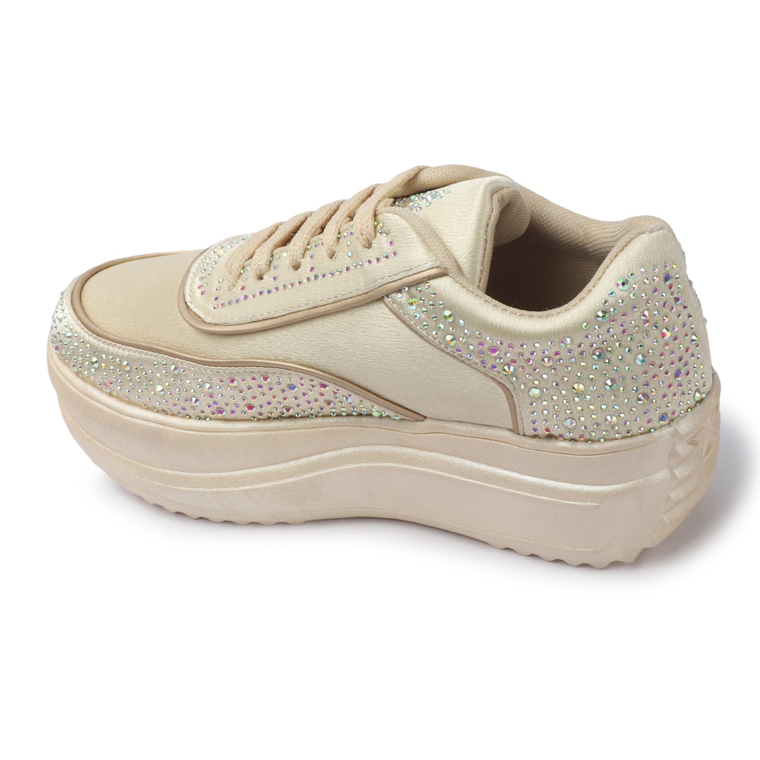 WOMEN GOLDEN SNEAKERS- CNV4041