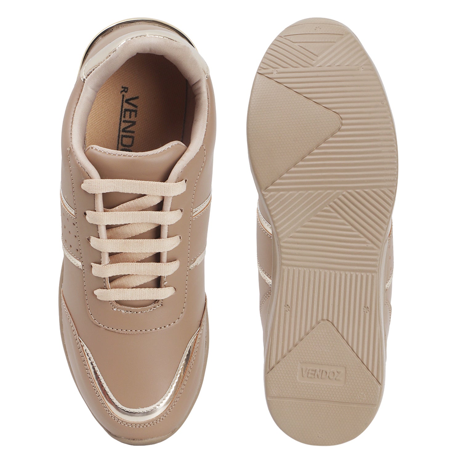 Vendoz High Heel sneaker shoes for women - CNV7051WT