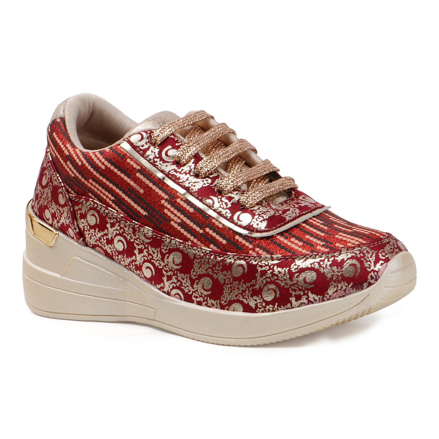 Vendoz High Heel sneaker shoes for women -CNV7053MR