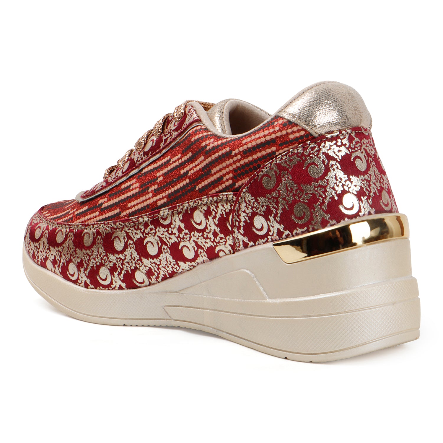 Vendoz High Heel sneaker shoes for women -CNV7053MR