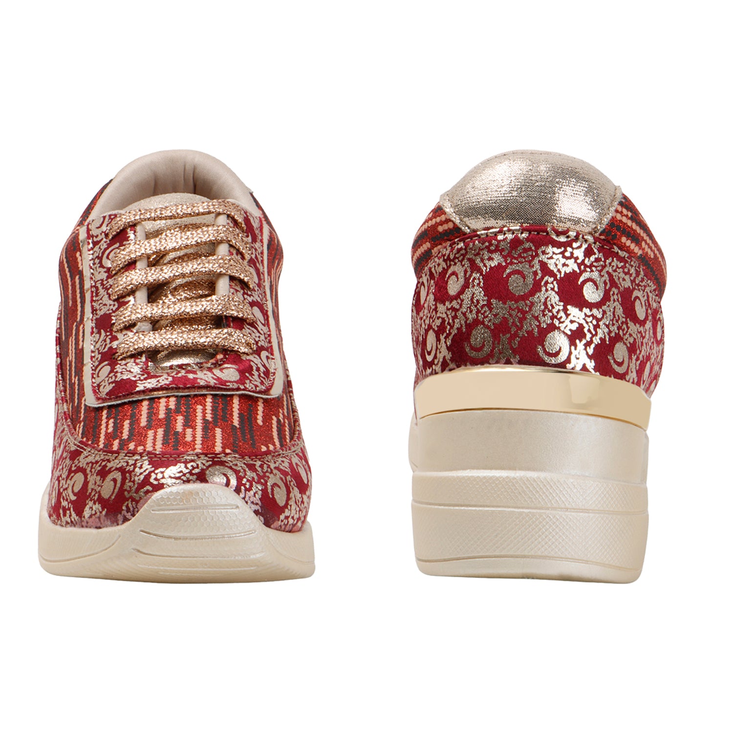 Vendoz High Heel sneaker shoes for women -CNV7053MR