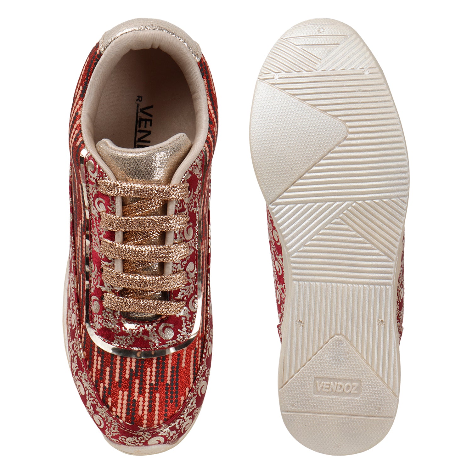 Vendoz High Heel sneaker shoes for women -CNV7053MR