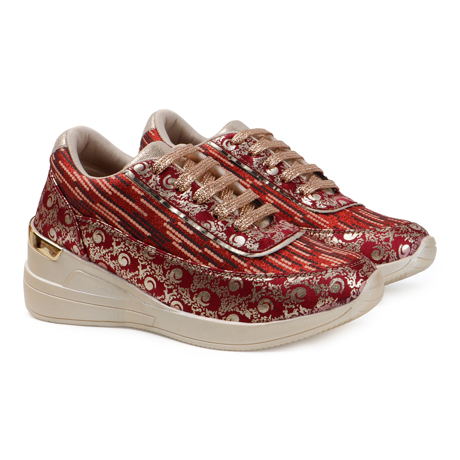 Vendoz High Heel sneaker shoes for women -CNV7053MR