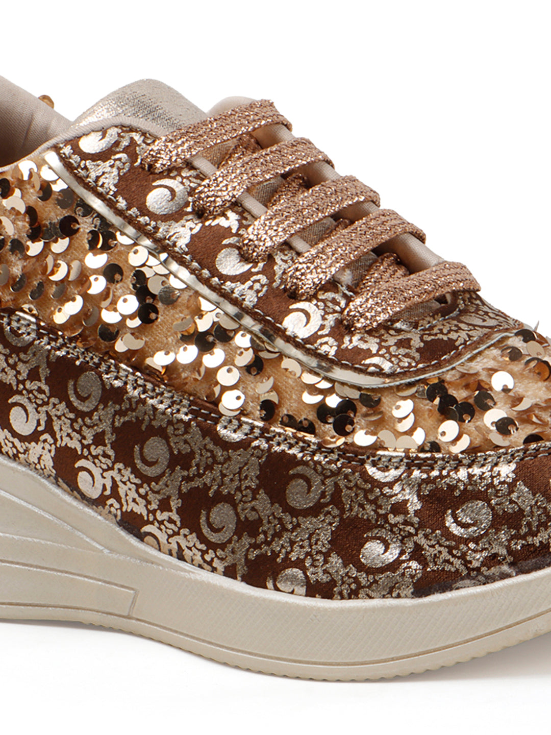 Vendoz High Heel sneaker shoes for women -CNV7054
