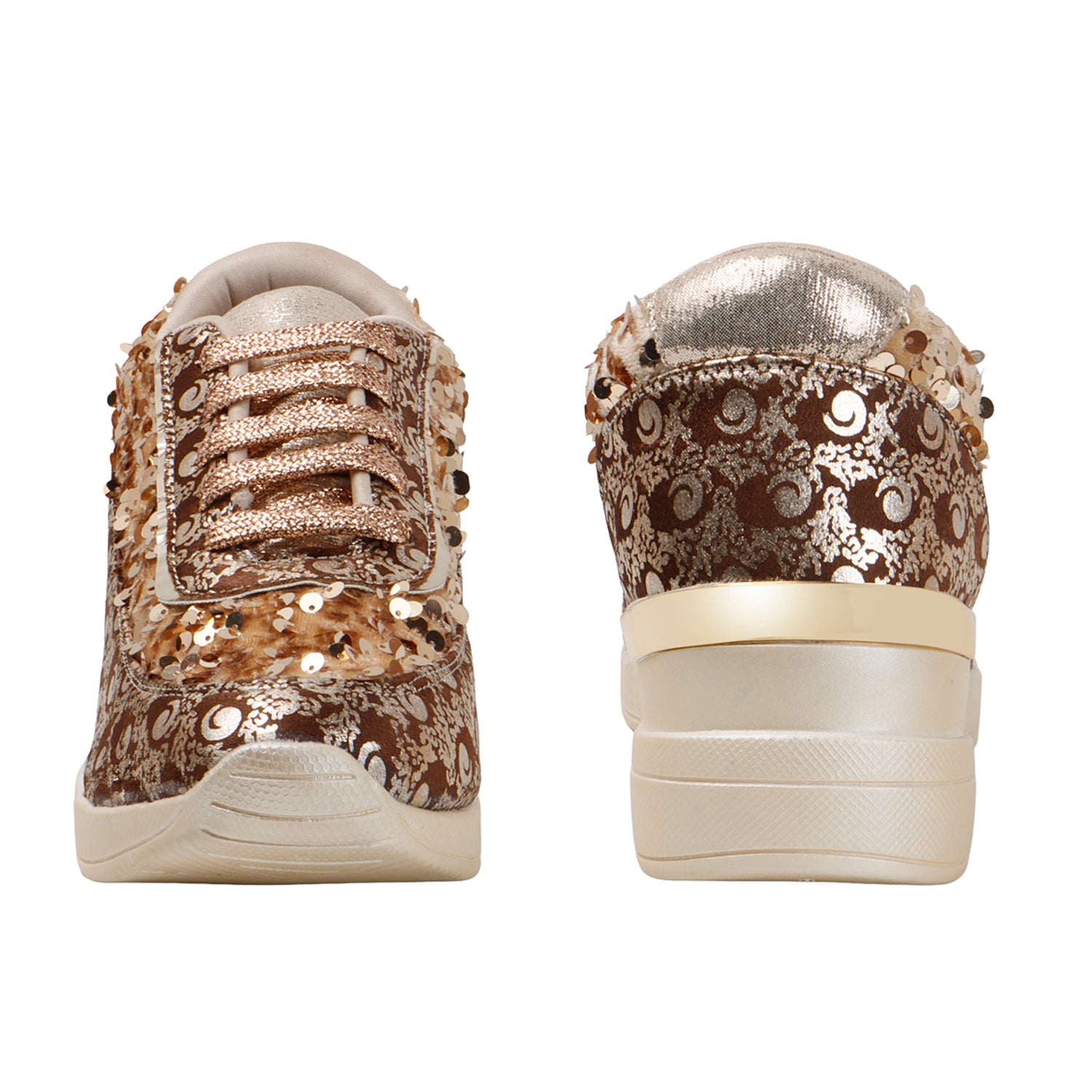 Vendoz High Heel sneaker shoes for women -CNV7054
