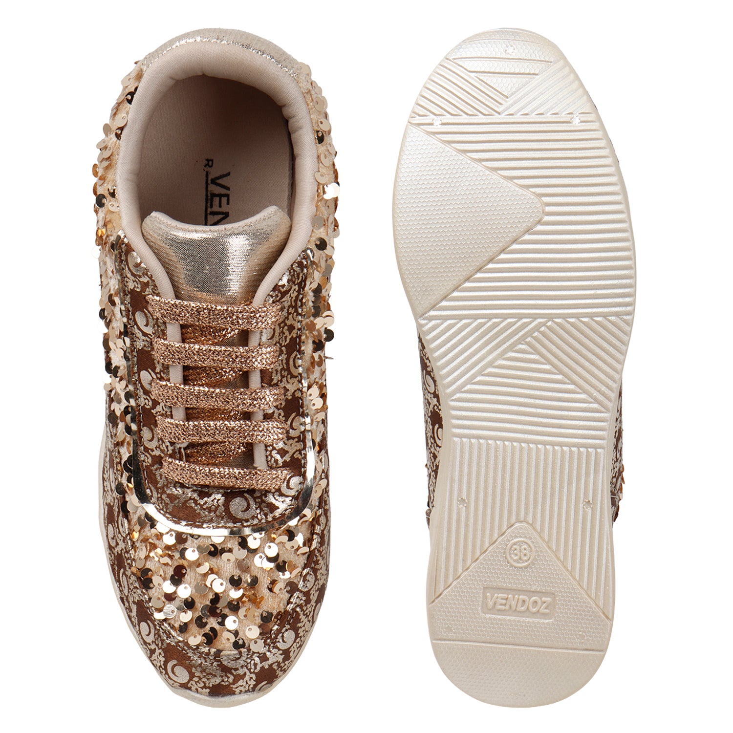 Vendoz High Heel sneaker shoes for women -CNV7054