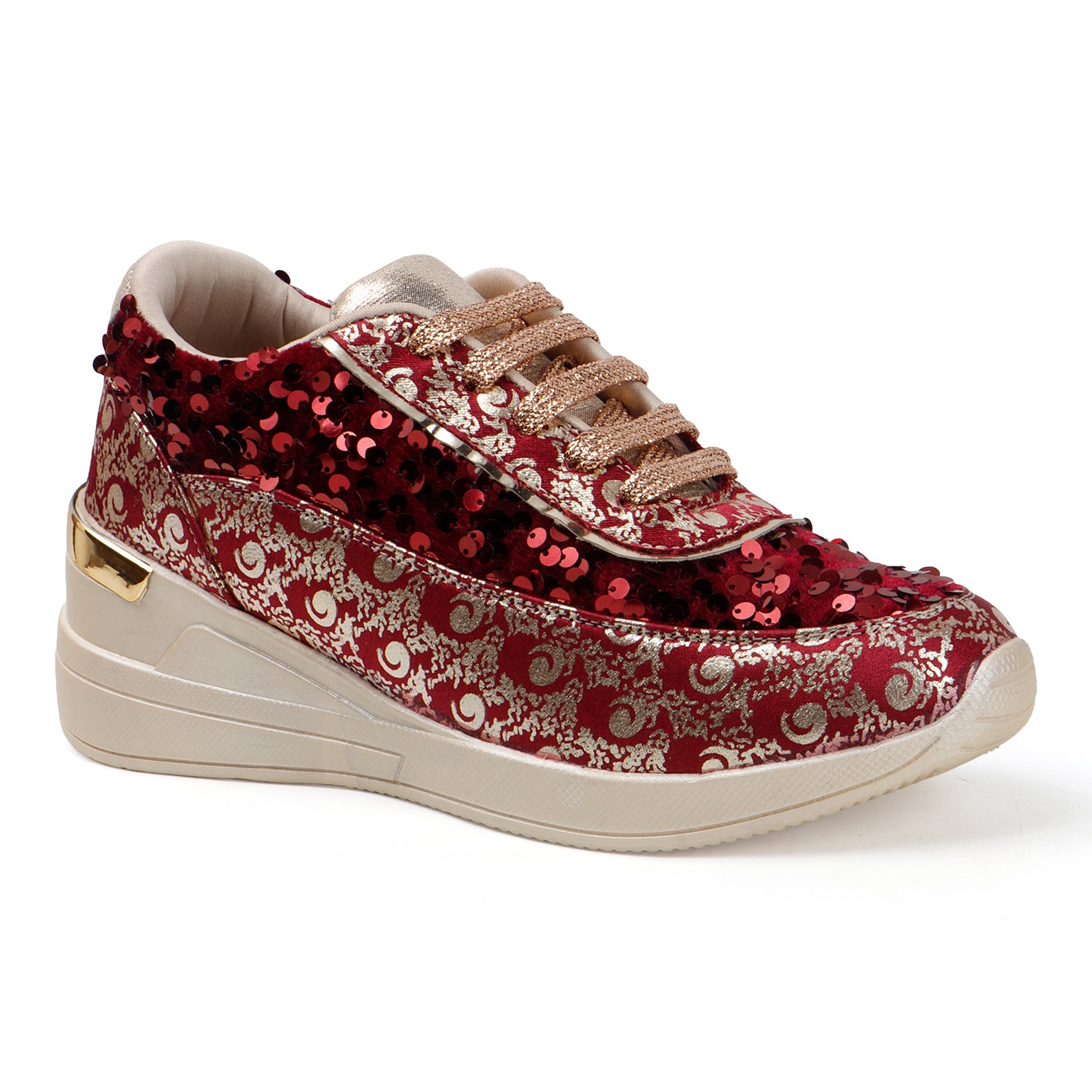 Vendoz High Heel sneaker shoes for women -CNV7054