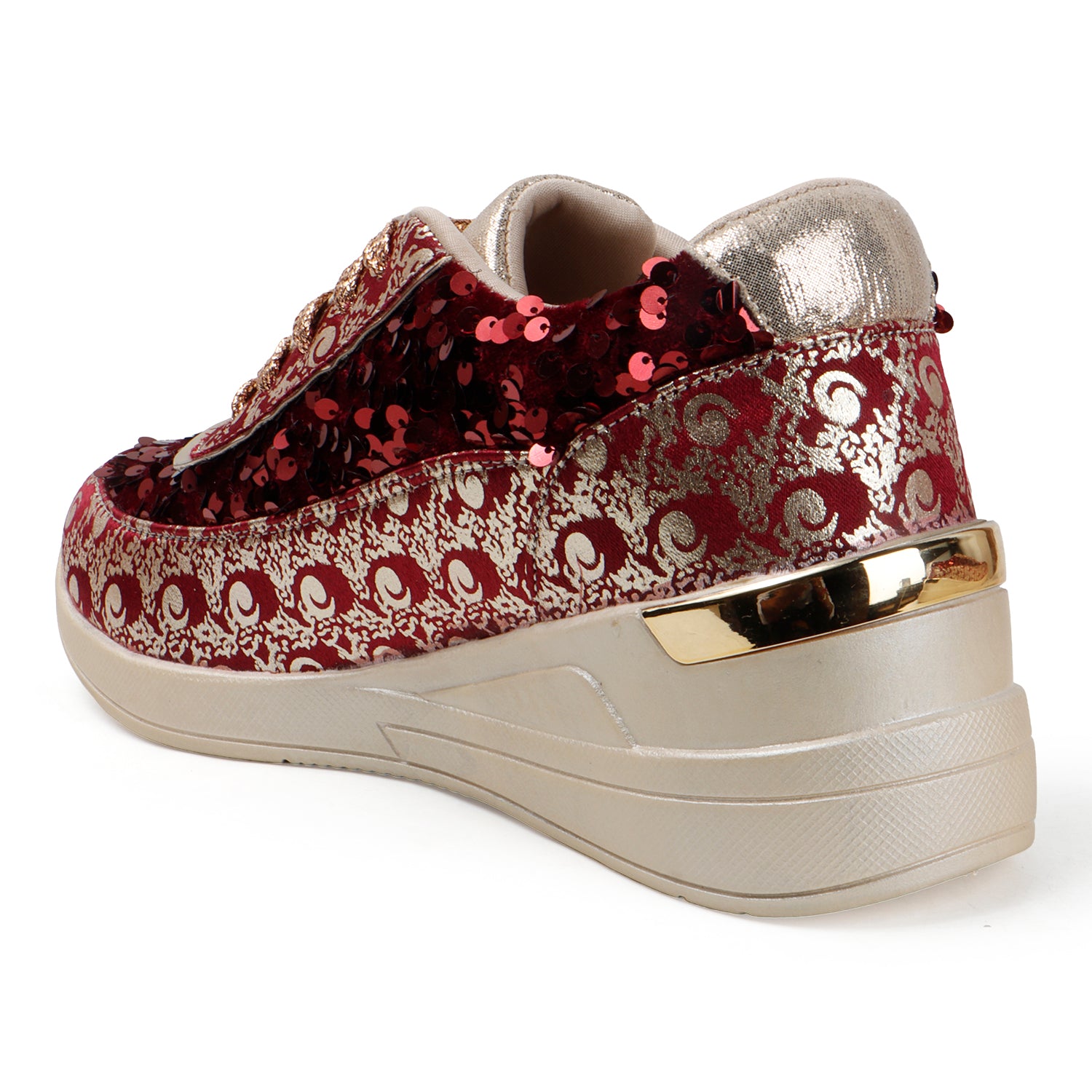 Vendoz High Heel sneaker shoes for women -CNV7054
