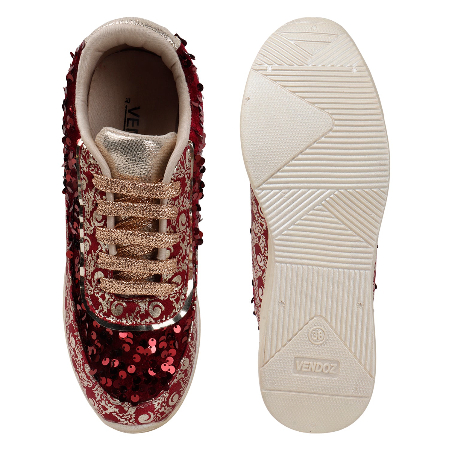 Vendoz High Heel sneaker shoes for women -CNV7054
