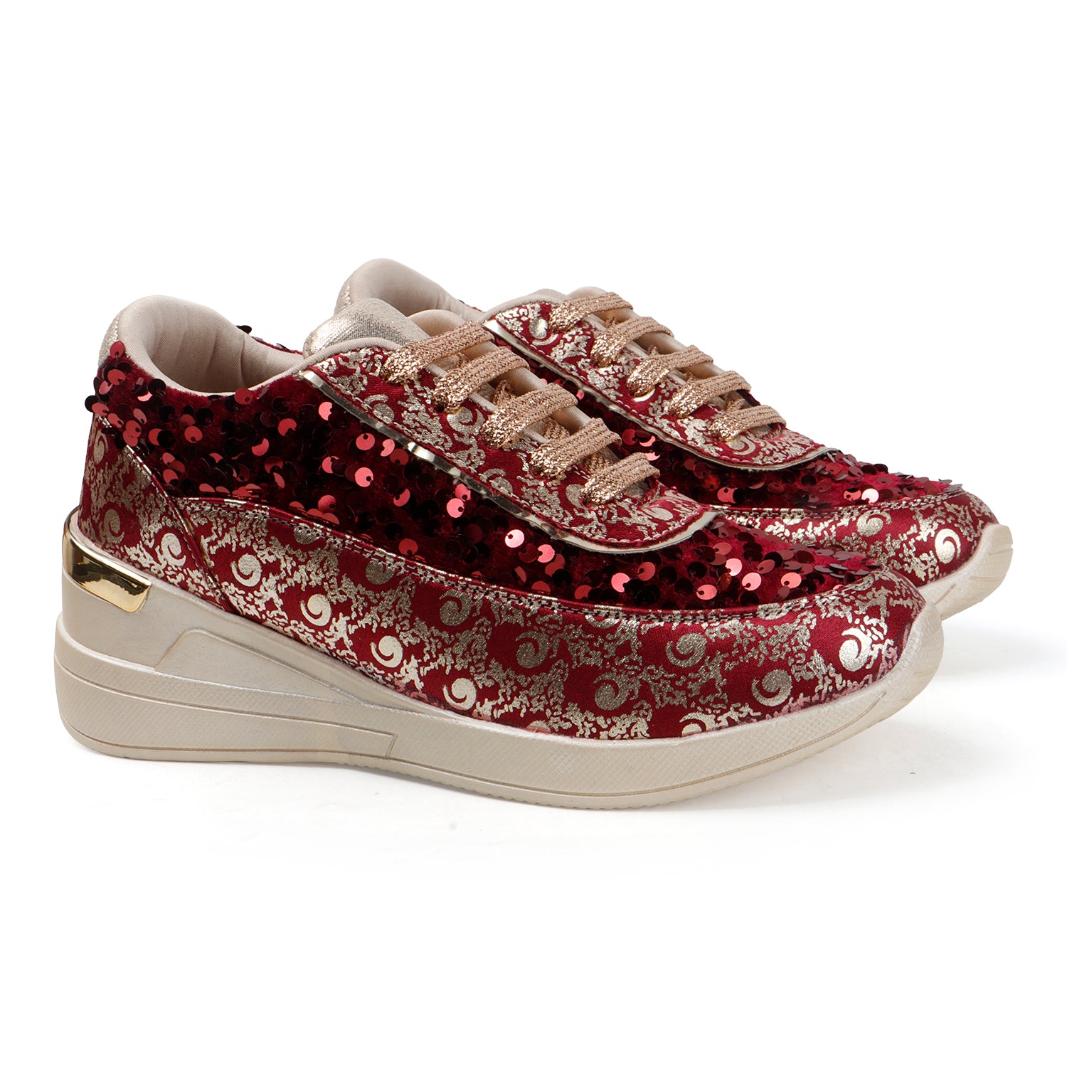 Vendoz High Heel sneaker shoes for women -CNV7054