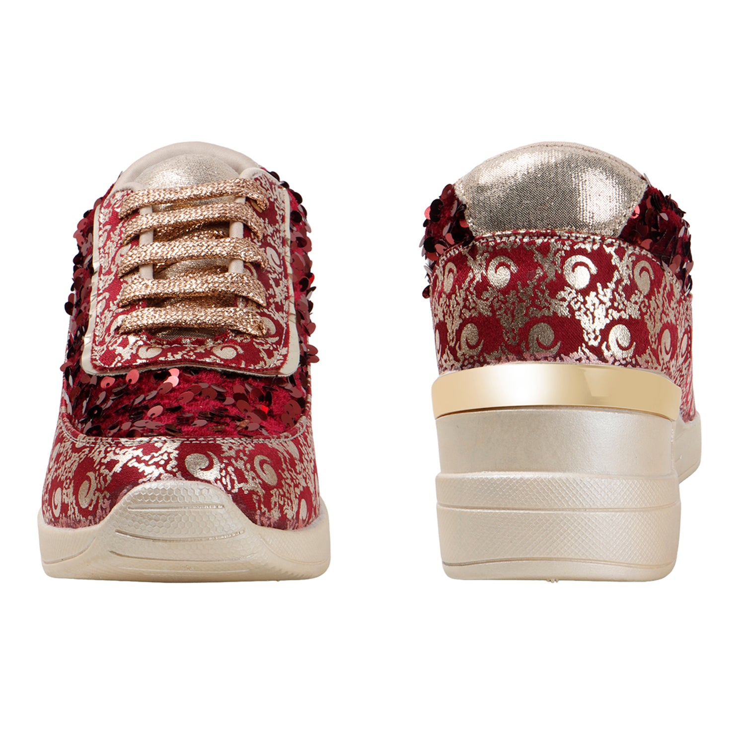 Vendoz High Heel sneaker shoes for women -CNV7054