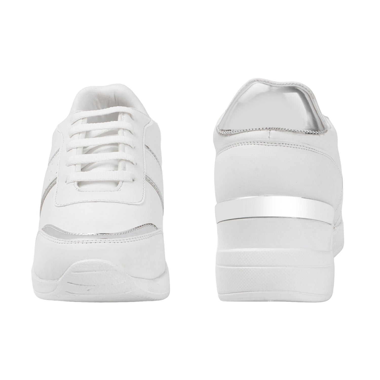 Vendoz High Heel sneaker shoes for women - CNV7051WT